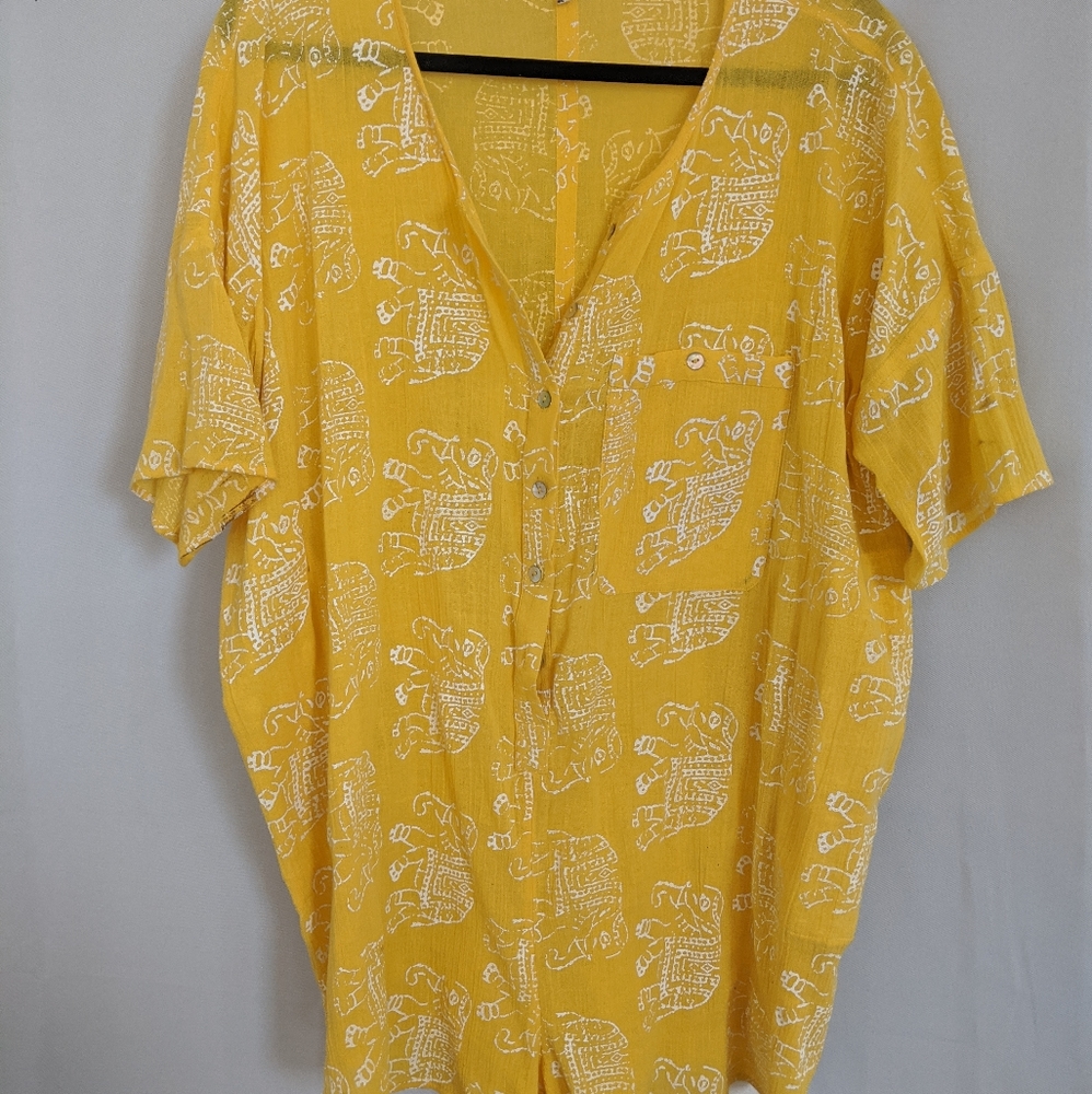 Free people oversized Romper